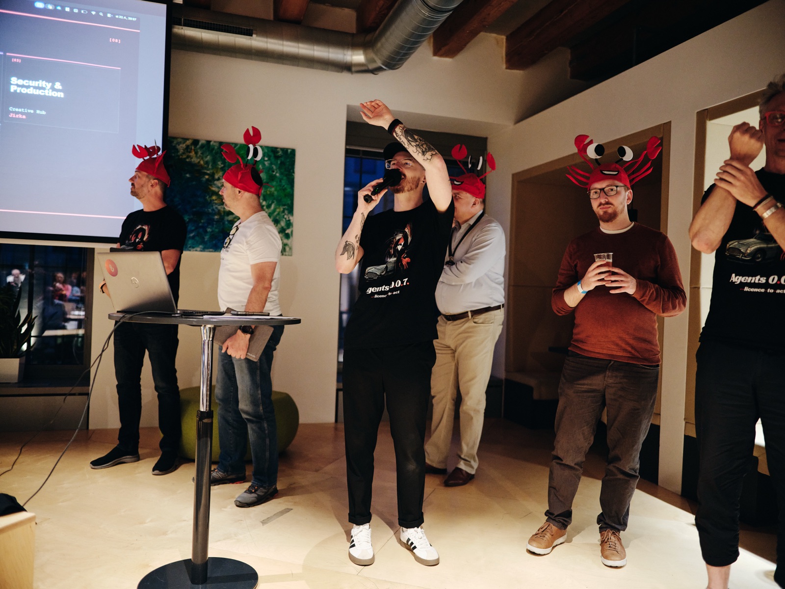 Crew and guests at OpenClaw Night #2