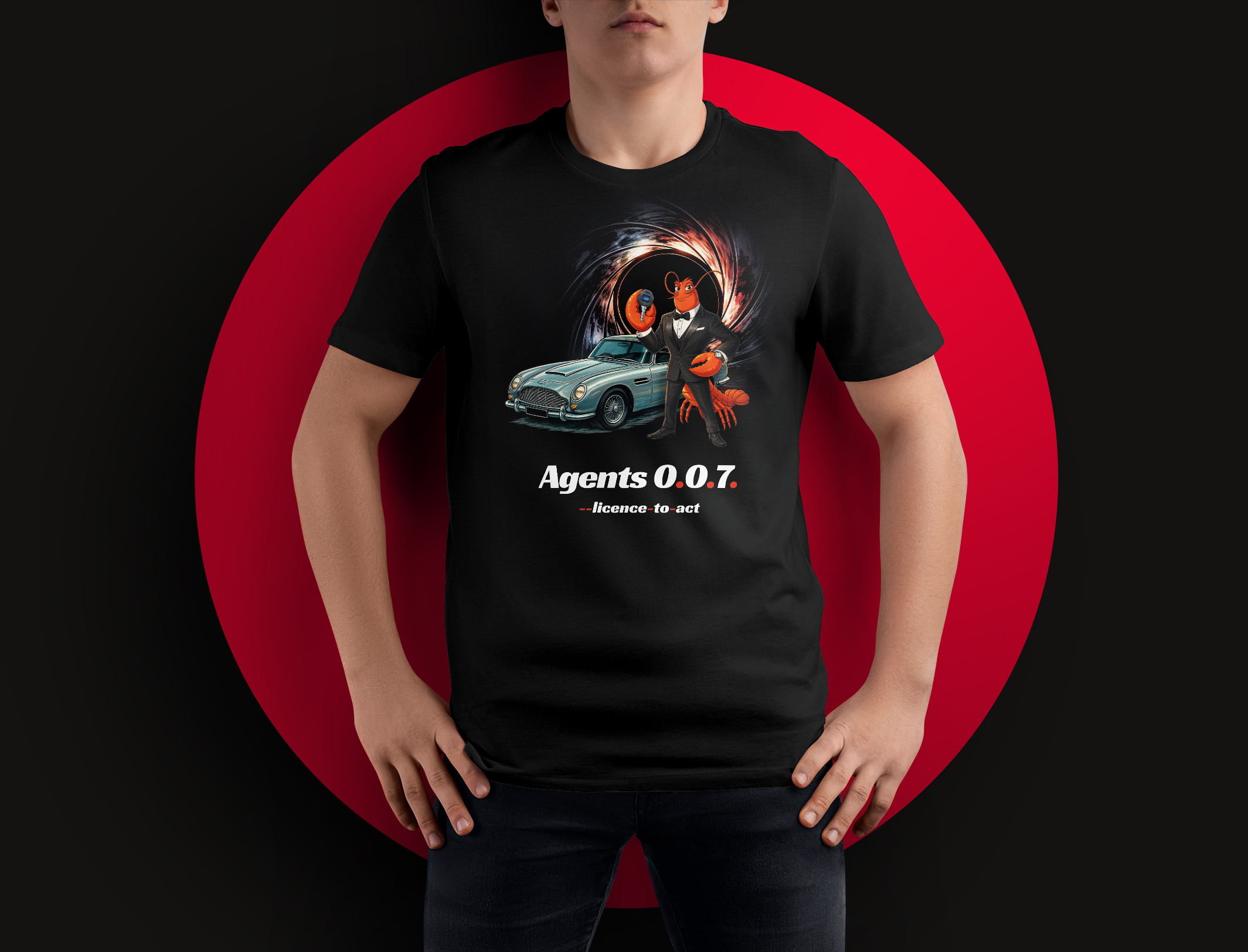 Agents 0.0.7 limited edition t-shirt — front